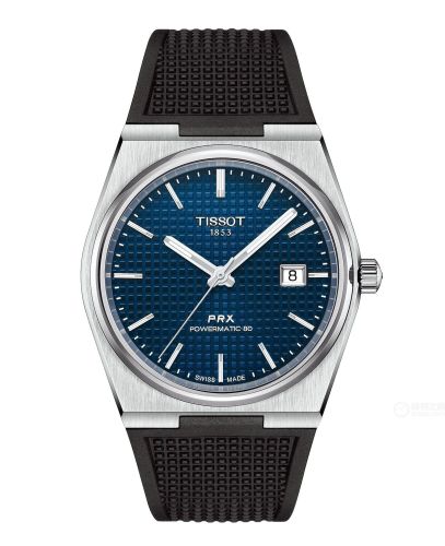 Tissot PRX Powermatic 80 Stainless Steel / Blue / Rubber